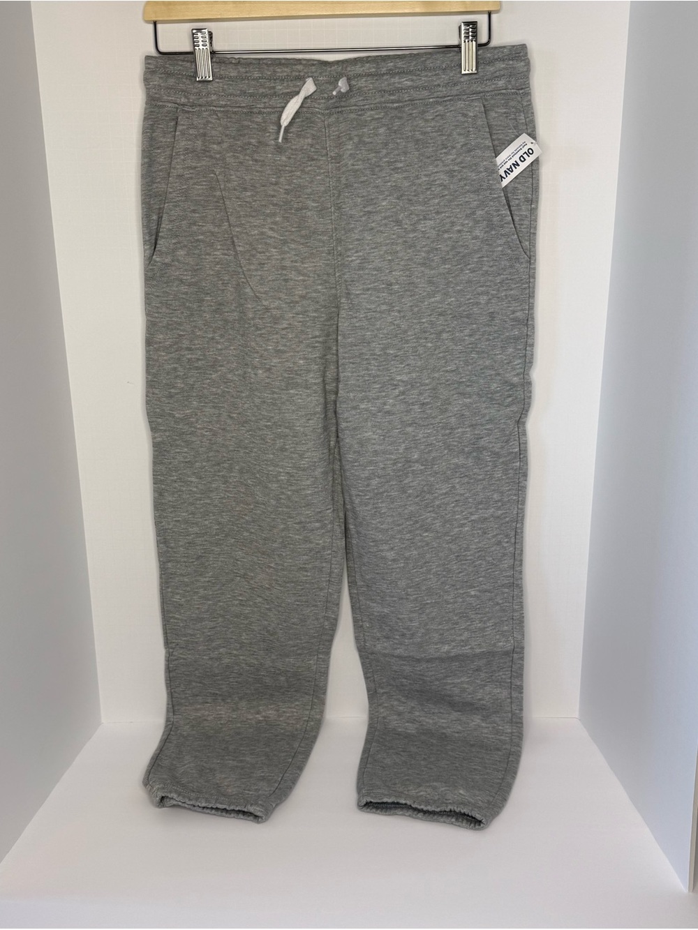 Old Navy Heather Gray Kids XL Husky Sweat Joggers Cinched with  Drawstring. NWT